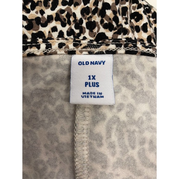 Old Navy Leopard Dress, Size 1X - Picture 4 of 7